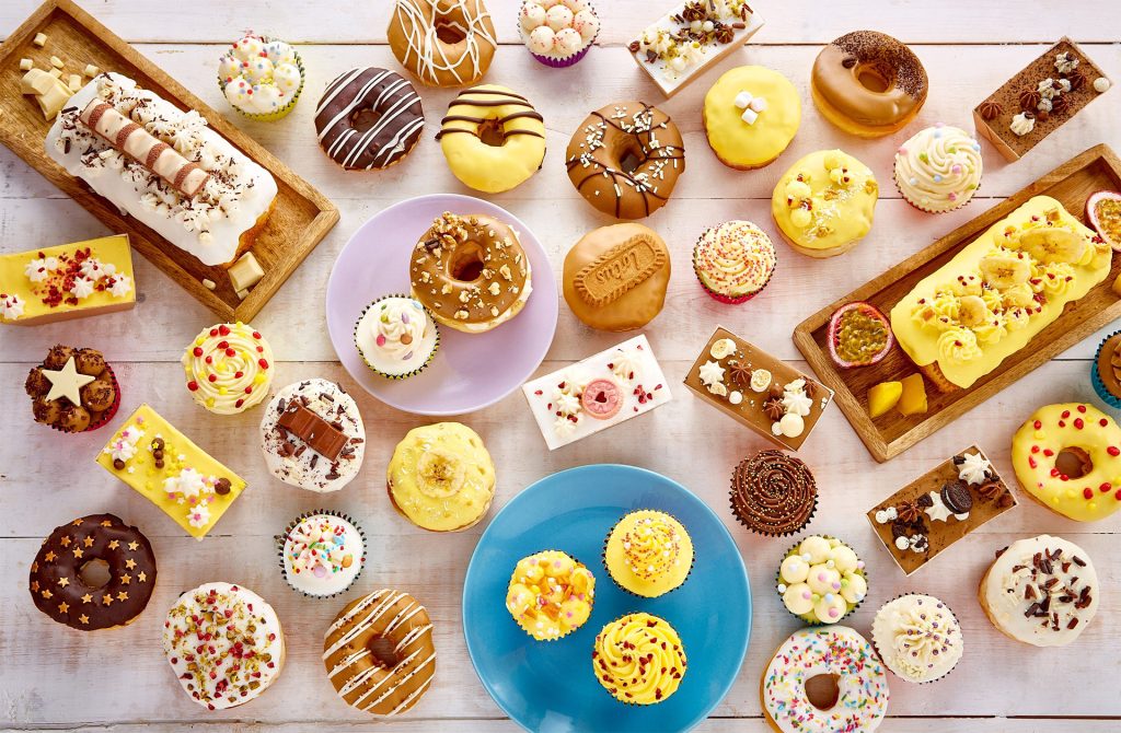 Range of baked goods